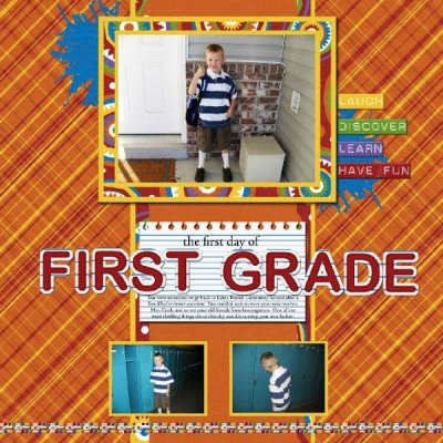 First day of First Grade