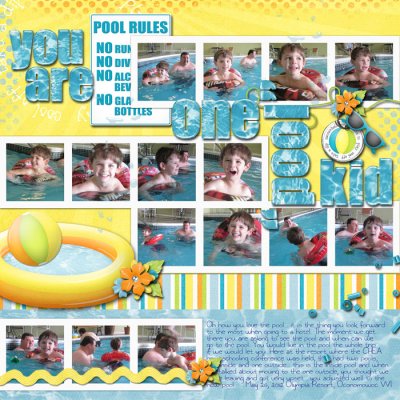 you are one "pool" kid