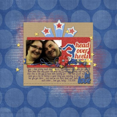 head over heels in love