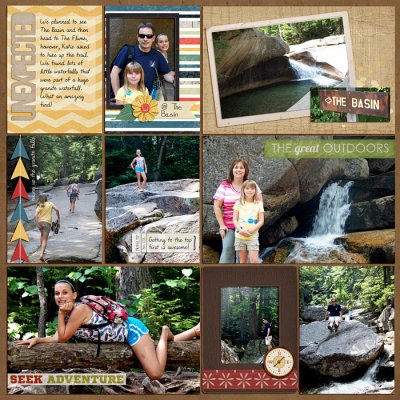 Project Life: Vacation Manchester 2 Franconia Notch Right