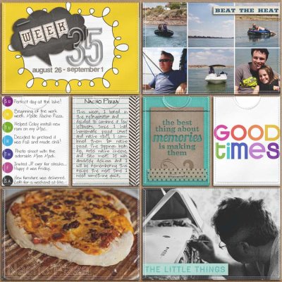Project Life- Week 35 (left)