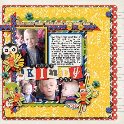 First Day of Kindy
