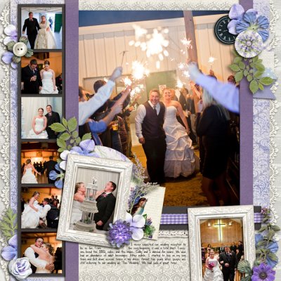 Our wedding (right)