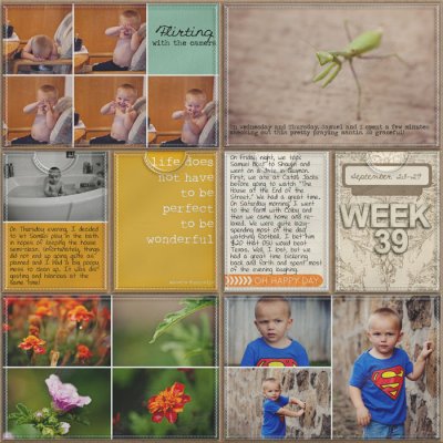 Project Life- Week 39 (right)