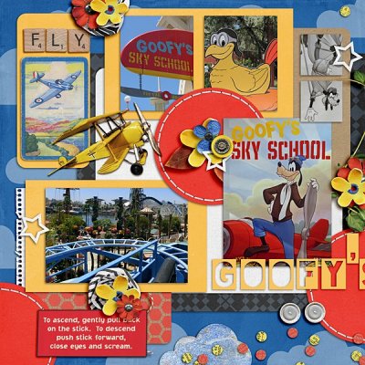 Goofy's Sky School (Left)