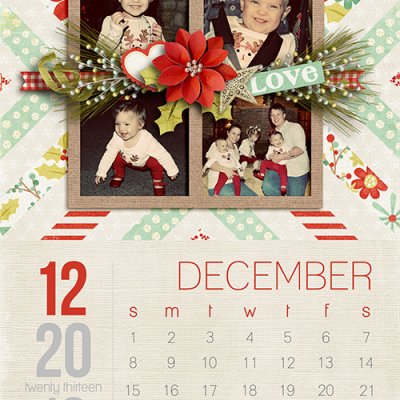 2013 December Calendar