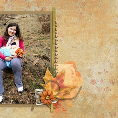 Mushroom hunt with the baby