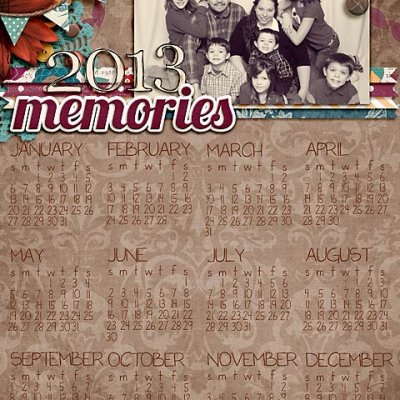 2013 Calendar 1