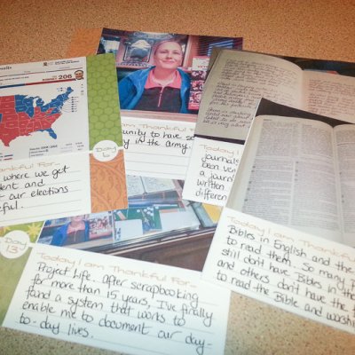 Gratitude Album pages