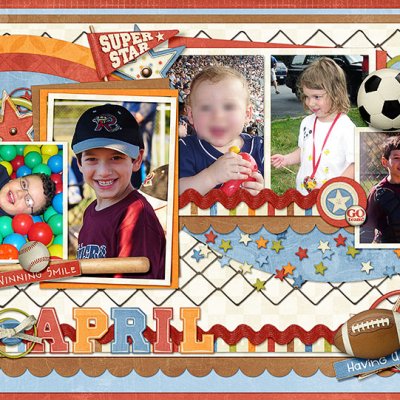 April calendar page