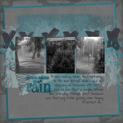 down came the rain