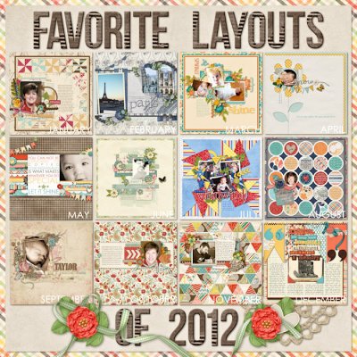 Favorite Layouts of 2012