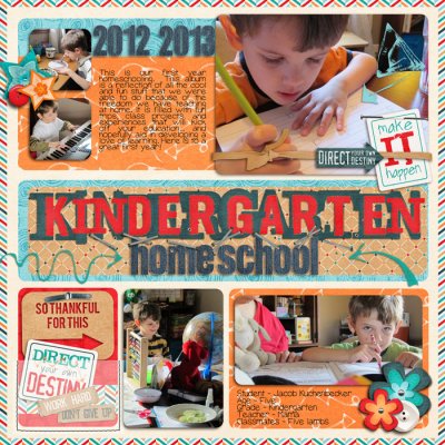 Kindergarten yearbook cover