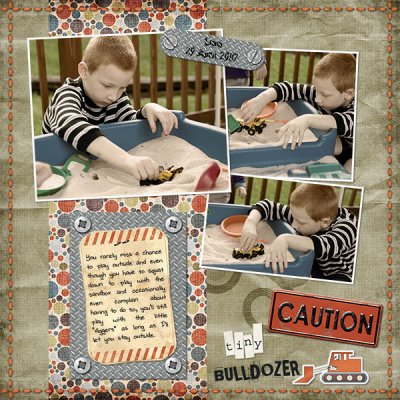 Caution: Tiny Bulldozer