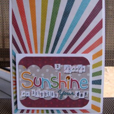 Card - A little Sunshine to Brighten Your Day