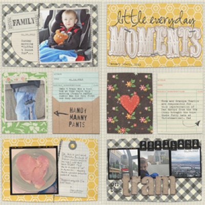 2013 Project Life January 16-31 Full Spread