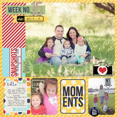 Project Life 2013 Week 15 LEFT