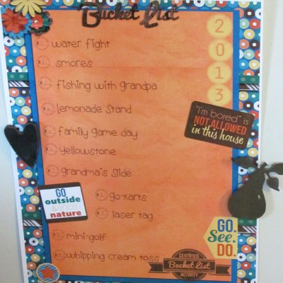 Bucket List 2013