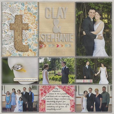 Clay's Wedding (left)