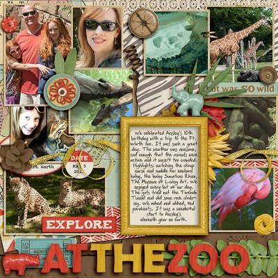 at the zoo