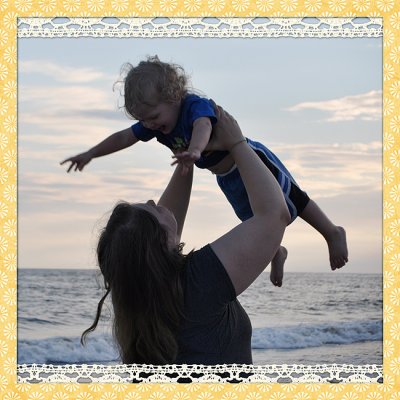 Summer Love Album: Photo Border Page