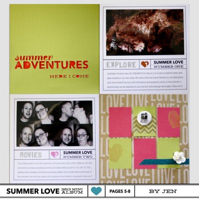 Summer Love Mini Album pgs-5-8