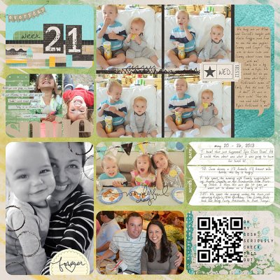 Project Life 2013 Week 21- Left