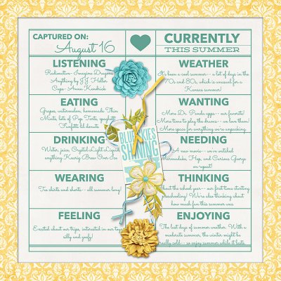 Summer Love Album: Currently
