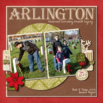 Laying Wreaths at Arlington