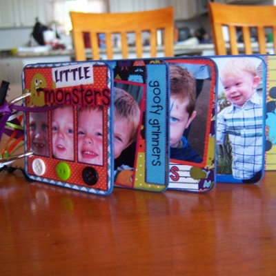 Little Monsters Layered Mini Book