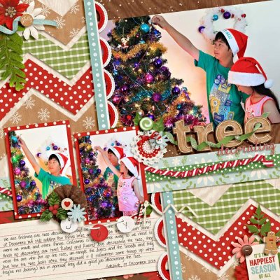 decorating tree