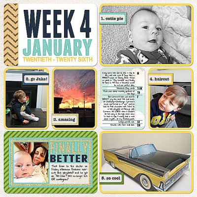 Project Life (Week 4, page 1): Finally Better