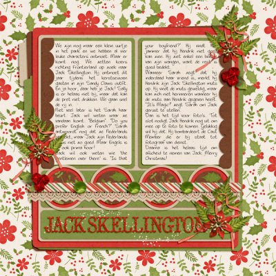 Jack Skellington - Snapshots with Sandy Claws