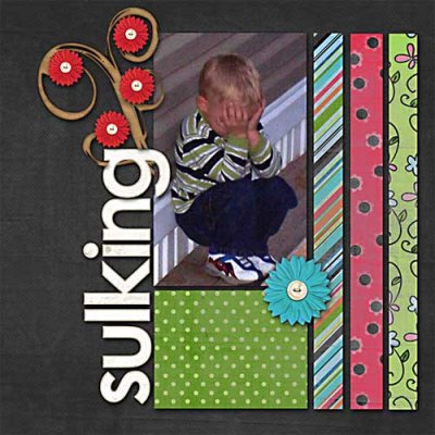 Paper 2 Digi Challenge #19 - Sulking