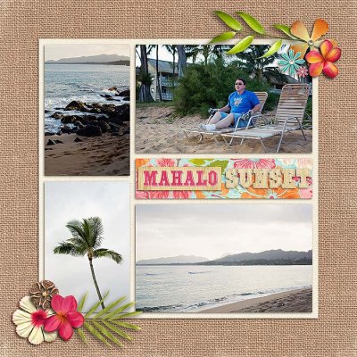 Maholo Sunset (left)