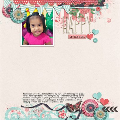 Happy little girl
