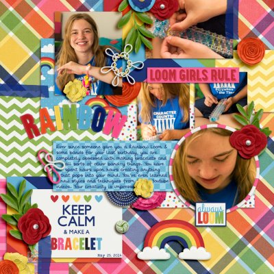 Rainbow Loom Girls