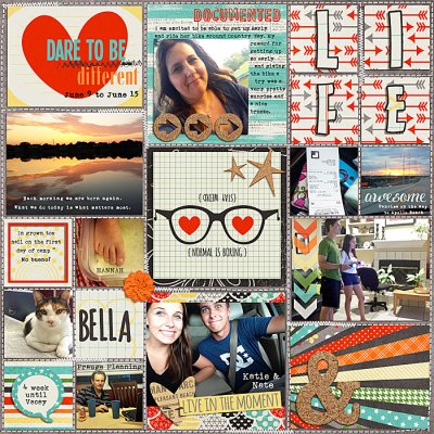 Project Life 2014 - Week 25 Left