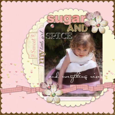 My little girl is...