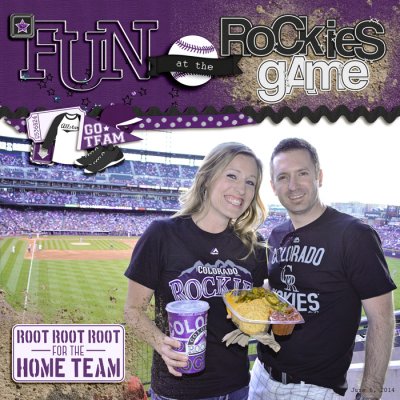 Fun At The Rockies Game
