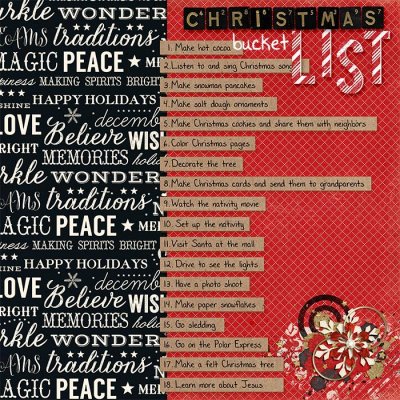 Christmas Bucket List