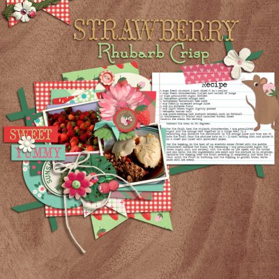 Strawberry Rhubarb Crisp