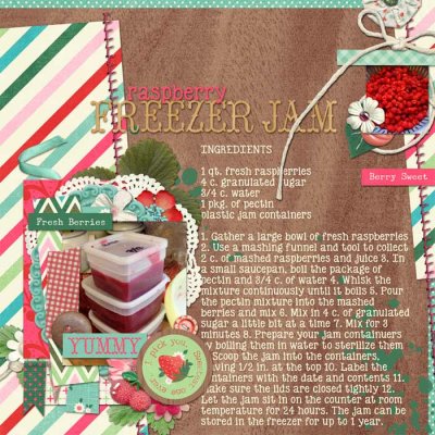 Raspberry Freezer Jam