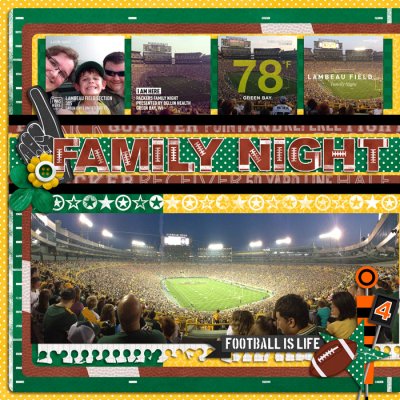Packer Family Night, left