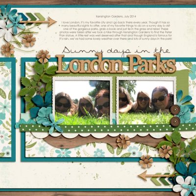 Sunny days in the London parks