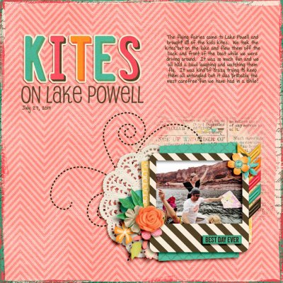 Kites on Lake Powell