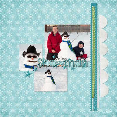Texas Snowman 2009