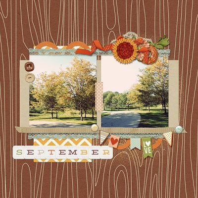 September Calendar Topper