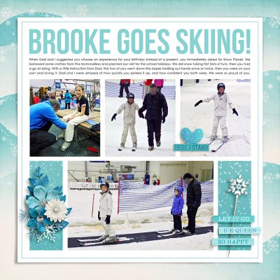 Brooke goes skiing!
