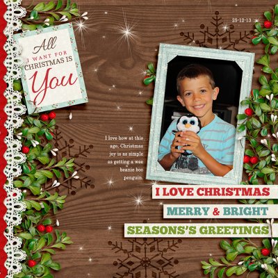All I want for Christmas